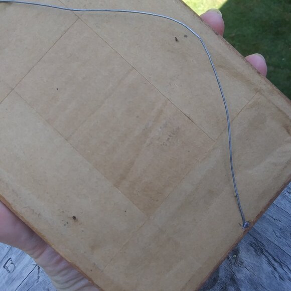 Vintage framed under glass painted feather artist sign from Costa Rica sail boat - Picture 12 of 15